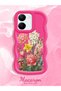 Vivo Y36 5g Compatible Case Camera Protector Red Silicone Couple Phone Case Flower Pattern - 2
