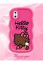 iPhone XS Compatible Case Camera Protector Red Silicone Couple Phone Case Kitty Pattern - 2
