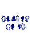 Bluey Characters Cookie Mold Set of 5 |   Play Dough and Sugar Dough Mold - 3
