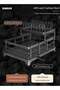 2-Tier Dish Drying Rack, Space Saving Dish Drying Stand for Kitchen Counter, Stainless Steel Dish Drainer with Cups Holder for Dishes, Knives, Spoons, Forks - 5