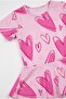 Girl's Sea Pool Patterned Shorts and Bonnet Swimsuit Set for Beach Vacation - 3