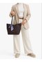 Original Women's Large Volume Shoulder Bag with Puppy Detail - 7