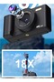 كاميرا رقمية بدقة 4K مع بطاقة ذاكرة SD سعة 128 جيجابايت، تدعم تصوير الفيديو بدقة 64 ميجابكسل وشاشة قابلة للطي بزاوية 180 درجة. - 3
