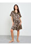 Brown Leopard Print Nightshirt - 2