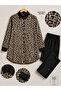 - Leopard Print Two Piece Co Ord Set - 5