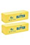 2Pcs Butter Squishy Toy Slow-Rise Salted Butter Stress Reliever 4oz (113g)