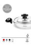Large Black 6-Piece Omelette Set Black |   18/10 Stainless Steel |   Induction Compatible | - 4