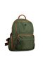 Women's Multi-Pocket Backpack (Width:30Cm X Length:34) Khaki Tan