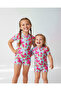Sweetmelon Romper Rashguard Upf 40 Protection Baby Swimsuit