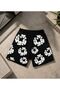 Mooda Oversize Shorts - 3D Puff Fluffy Floral Printed Cotton Shorts