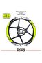 Cfmoto 250nk wide wheel rim decal sticker model 16-piece set - high quality
