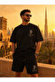 Premium Design Model Oversize Arabica Large Print Detailed Cotton Set - 2