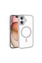 iPhone 16 Plus Case Magsafe Transparent Back Face Camera Raised Silicone Lckc - 4