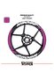 Cfmoto 250sr wide wheel rim decal sticker model 16-piece set - high quality