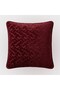 "Ruby" Textured Cushion Cover - 45X45 - Burgundy