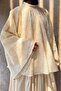 Cream Guipure Embroidered Velissa Blouse - 7
