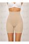 High Waist Laser Cut Long Shorts Corset - Toning Corset with Silicone Bands - 2