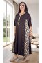 Leopard Printed Pocketed Full Lycra V-Neck Plus Size Cotton Viscose Summer Dress - 3