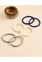 Women Assorted Plain Hair Elastics (Pack of 18) - 3