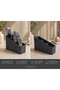 3-Compartment Remote Control Organizer Stand |   Desktop Controller Organizer |   Tv Remote Control |   Home and Office Organizer