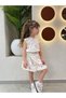 Ice Cream Printed Buckle Gift Balloon Skirt Set - 8
