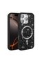 iPhone 16 Pro Max Case with Glitter Diamonds and Magsafe Camera Raised Silicone Omsy - 2