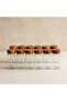 Acacia 12-Piece Square Spice Jar Set with Lid (16 Etchects)