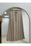 Ilgaz Half-Zipper Suit with Side-Cinched Skirt - Mf1874 Beige - 7