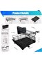 Double Dish Drying Rack, Drying Rack for Kitchen Counter, Stainless Steel Large Dish Strainer with Drainboard Set for Sink, 2 Tier Dish Drainers with Utensil Holder, Cups Holder,Extra Drying - 4