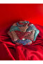 Crimson Sapphire Rose Crystal Clutch Bag Rhinestone Bag