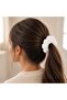 Knitted Pompom Hair Clip - Bulut Scrunchie Handmade - 2-Piece Handmade Knitted Clip - 4