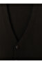 Brown Regular Fit V-Neck Men's Knitwear Vest - 5