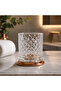 Premium Crystal Cut Glass 4-Piece Bathroom Set - Detailed Luxury Liquid Soap Dispenser, Toothbrush Holder, Cotton Swab Holder, Solid Soap Dispenser - 6