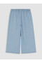 Lcw Kids Indigo Embroidered Girls' Jean Pants - 5