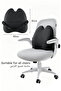Lumbar Support Pillow for Office and Gaming Chair, Seat Back Cushion for Back Pain Relief Back Pillow Cushion to Relieve Pain with Breathable Mesh Cover - 4