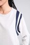Standard Fit Crew Neck Sportsman Long Sleeve Gray Melange T-Shirt I3836Ax26Au - 4