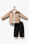 Boy's Denim Jacket, T-Shirt, Wide-Legged Trousers 3-Piece Set 9101 Spr - 6