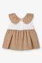Baby Girl Muslin Zero Sleeve Summer Dress 15234 - 4
