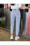Julia Milano Ice Snow Wash Boyfriend Casual High Waist Women's Denim Pants (2026) - 3
