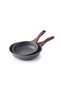2 Piece Swiss Granite Skillet Set, 20 and 26 CM, Non-stick, Oven Safe & Dishwasher Safe, Induction Compatible, PFOA PFOS Free - Dark Grey - 7