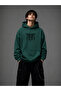 Unisex Shadow Coat of Arms Printed Winter Hooded Sweatshirt