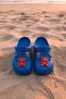 Cobalt Blue Teddy Bear Nursery Beach Pool Slippers Unisex Children's Slippers & Sandals - 6