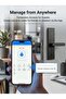 SageLiving Black WiFi Smart Door Lock with 5050 Mortise – Fingerprint, Tuya App, Keypad, Card & Key Unlock, Auto Lock Security for Home & Office - 6