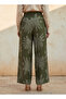 PLEAT DETAIL PRINTED TROUSERS - 4