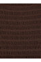 Xside Brown Crew Neck Textured Women's T-Shirt - 6