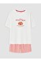 Printed Women's Shorts Pajama Set (W6) - 5