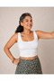 Beyaz U Yaka Crop - 4