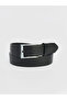 Lcw Accessories Black Leather Look Metal Buckle Men's Belt
