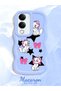 Vivo Y19E Compatible Case Camera Protector Blue Silicone Couple Phone Case Character Pattern - 2