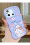 Poco C55 Compatible Case Camera Protector Blue Silicone Couple Phone Case Cat Pattern